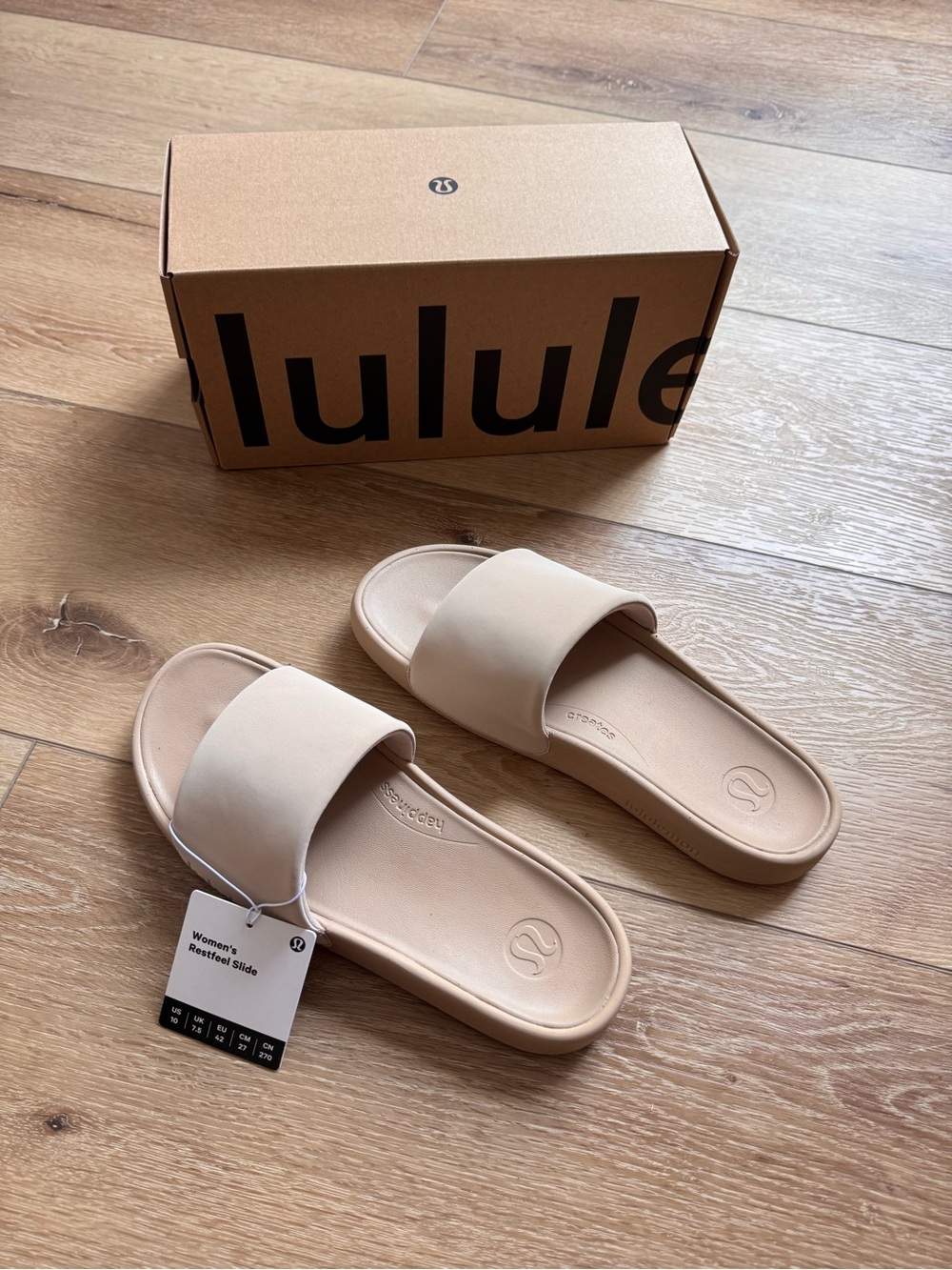 lululemon athletica Women's Restfeel Slide — Light Beige/Nude